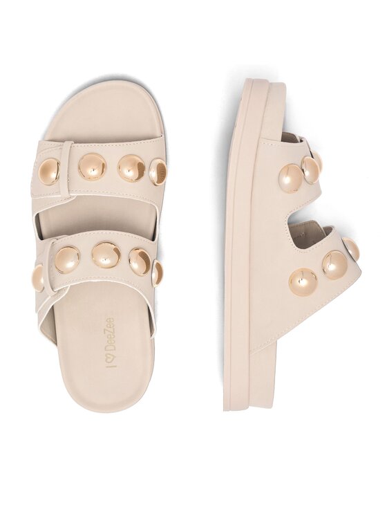 DeeZee DeeZee Šľapky WS6099-01 Béžová