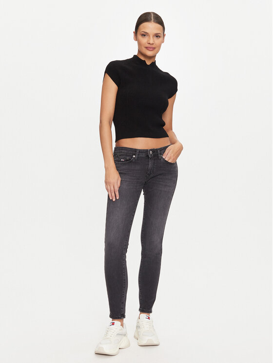 Tommy Jeans Tommy Jeans Traperice Sophie DW0DW19669 Siva Skinny Fit