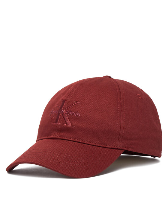 Calvin Klein Calvin Klein Šiltovka Monologo Embroidery Baseball Cap LV04G5004G Červená