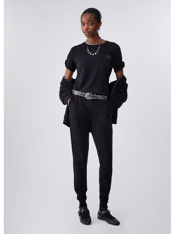 Liu Jo Liu Jo Pantaloni di tessuto TF6284J395822222 Nero Regular Fit