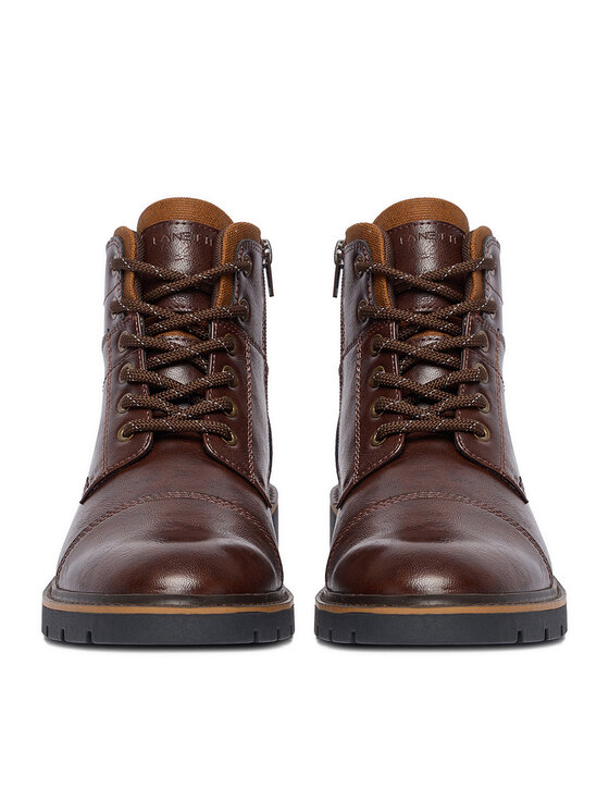 Lanetti Lanetti Schnürschuhe CEO-2011 124AM Braun