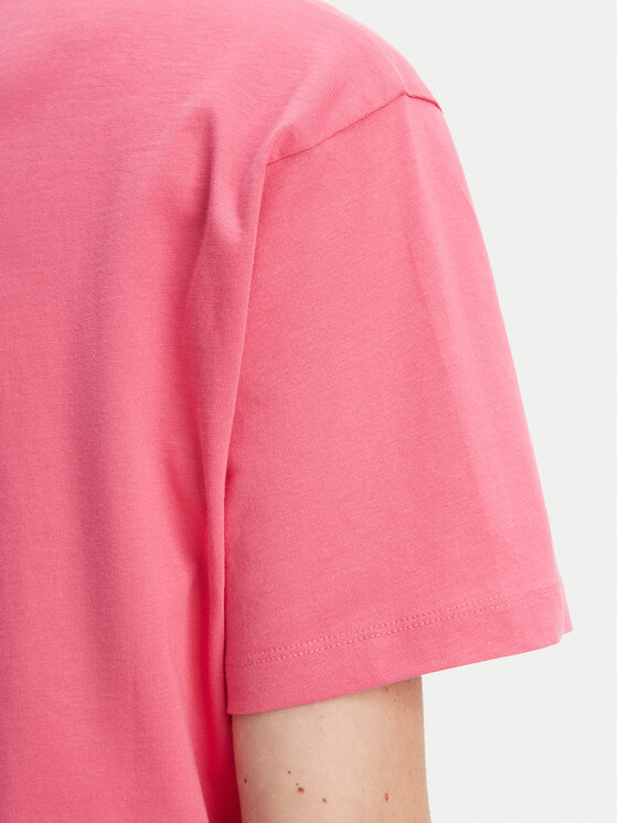 Guess Jeans Guess Jeans T-shirt W4YI05 K8HM0 Rosa Boxy Fit