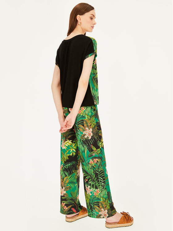 L’AF L’AF Bluzka Limona Zielony Regular Fit