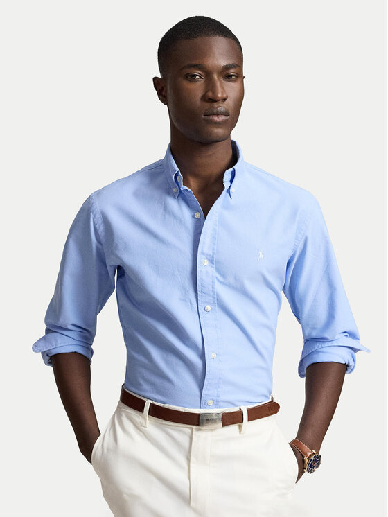 Polo Ralph Lauren Cămașă 710805564517 Albastru deschis Regular Fit