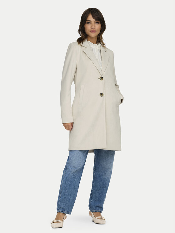 ONLY ONLY Kevad-sügis mantel Diane 15336518 Beež Regular Fit