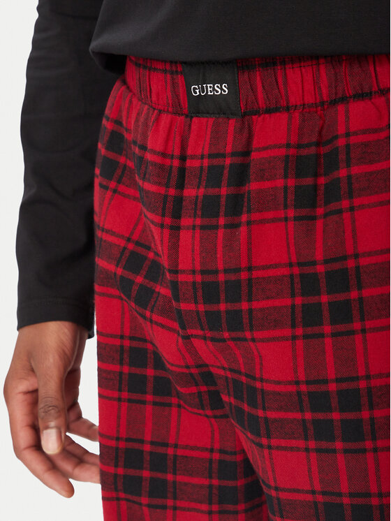 Guess Guess Πιτζάμα U6BX05 K5382 Μαύρο Regular Fit