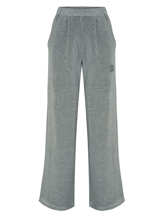 Magda Matyja Magda Matyja Spodnie dresowe ASTON TROUSERS Szary Loose Fit