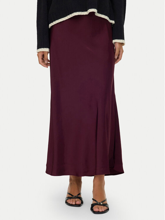 Vero Moda Vero Moda Φούστα midi Elena 10337459 Μωβ Regular Fit