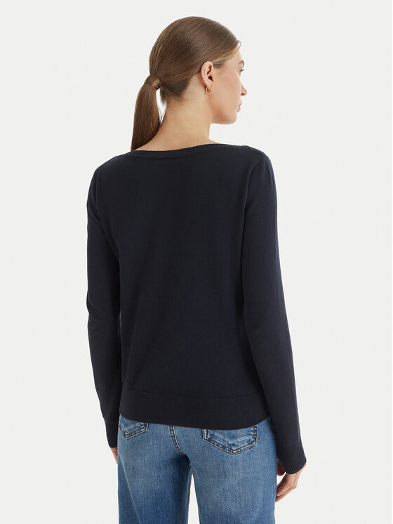 Tommy Hilfiger Tommy Hilfiger Pullover WW0WW42050 Dunkelblau Regular Fit