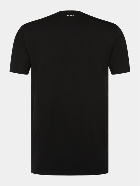 HUGO Hugo 2 t-kreklu komplekts Round 50325440 Melns Regular Fit