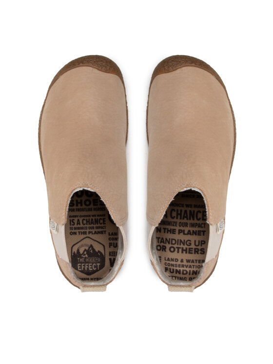 Keen Keen Боти тип челси Mosey Chelsea Leather 1026453 Бежов