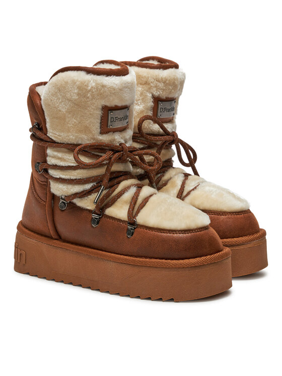D.Franklin D.Franklin Stivali da neve DFSH371008 Marrone