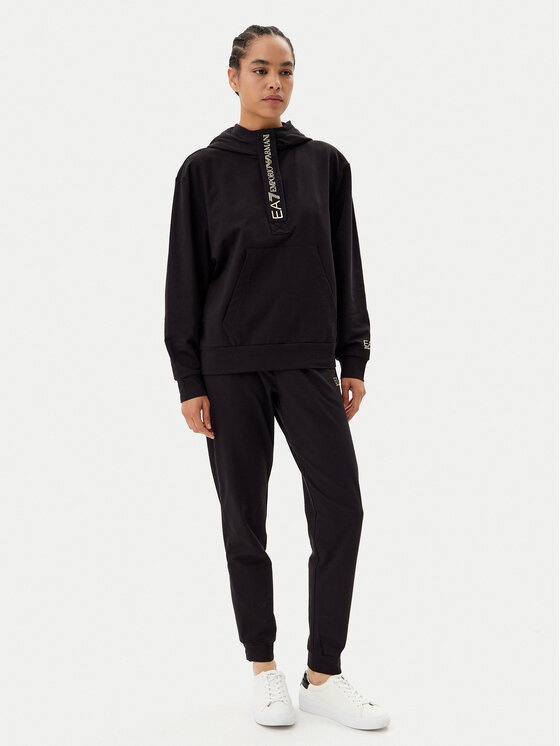 EA7 Emporio Armani EA7 Emporio Armani Tepláková souprava 7W000117 AF13135 MC004 Černá Regular Fit