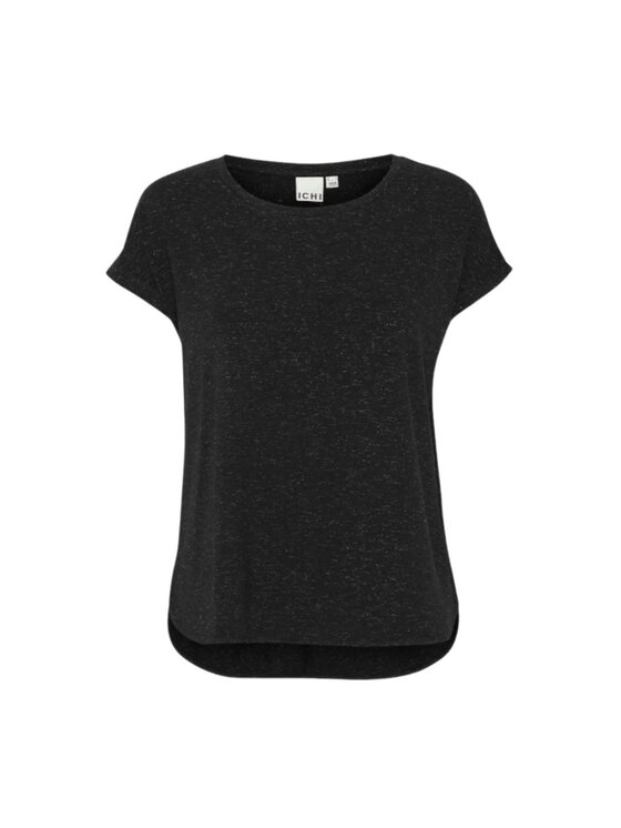ICHI ICHI T-shirt Maglia ihrebel ss6 Nero Regular Fit
