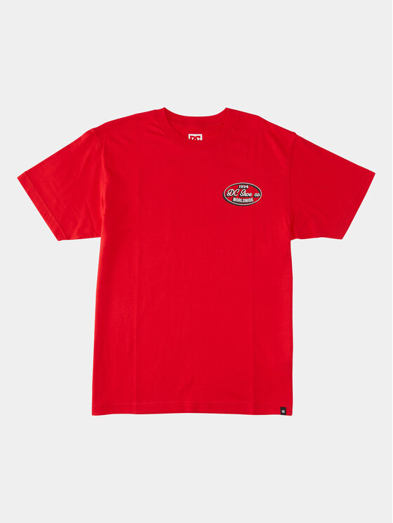 DC Shoes DC Shoes Tričko Truckin Tees Rqr7 ADYZT05284 Červená Regular Fit
