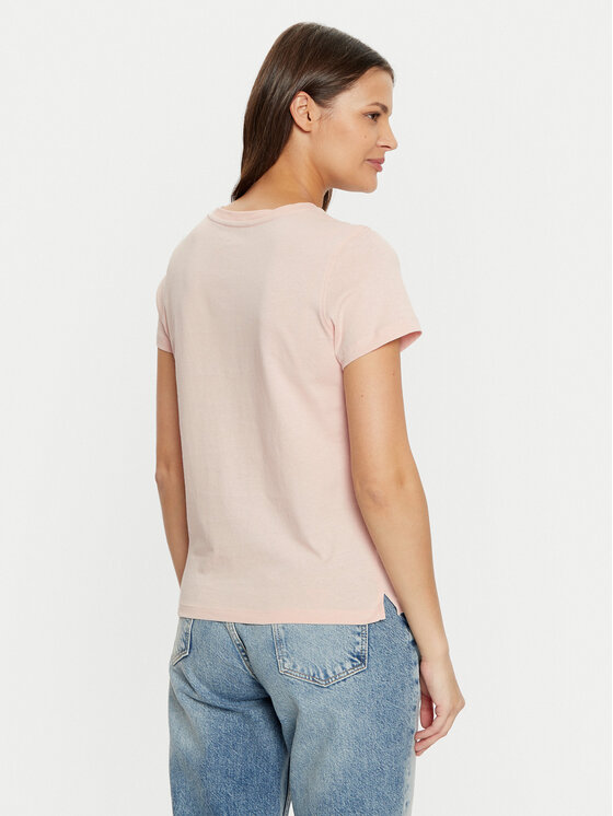 Guess Guess T-Shirt W5RI19 I3Z14 Beżowy Regular Fit