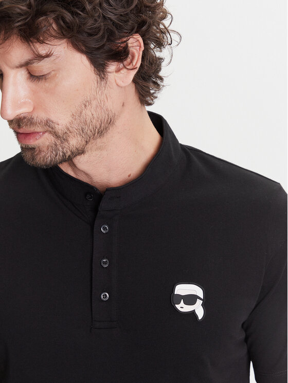 KARL LAGERFELD KARL LAGERFELD Polo 745023 552224 Crna Regular Fit
