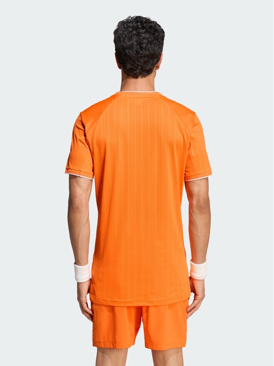 adidas adidas Koszulka techniczna 159391 Pomarańczowy Slim Fit