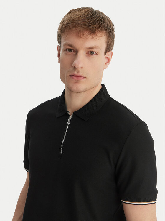 BOSS BOSS Polokošeľa C-Pei 04 50555108 Čierna Regular Fit