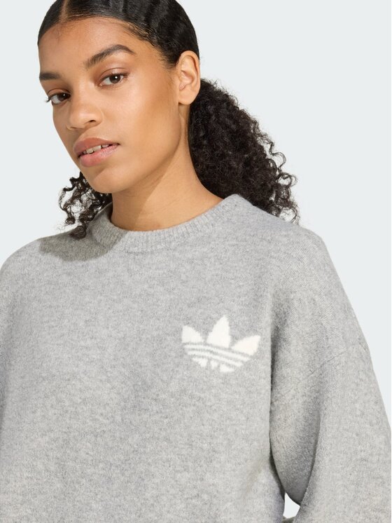 adidas adidas Bluza 156495 Szary Loose Fit