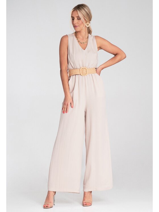 FIGL FIGL Overal M1193 Béžová Regular Fit