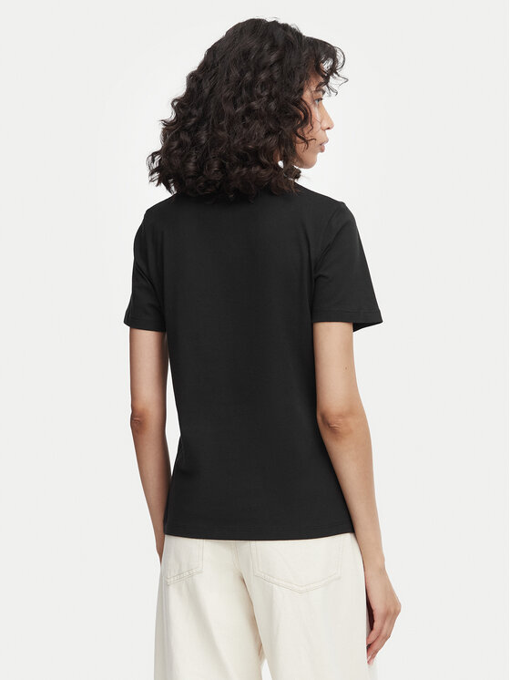 Tommy Hilfiger Tommy Hilfiger T-shirt Script WW0WW43459 Crna Regular Fit