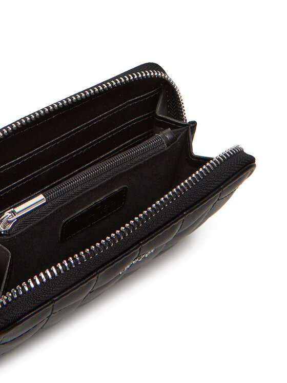 DeeZee DeeZee Голям дамски портфейл W22062 Черен