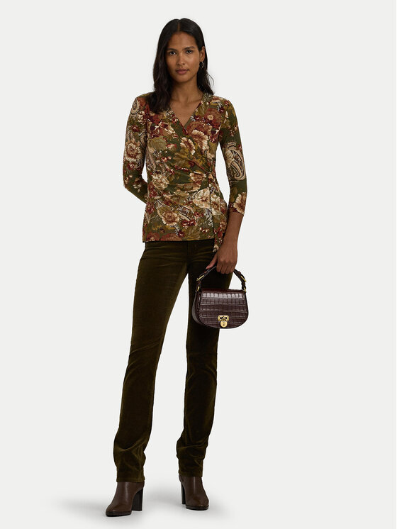 LAUREN RALPH LAUREN LAUREN RALPH LAUREN Blúz 200951314001 Zöld Regular Fit