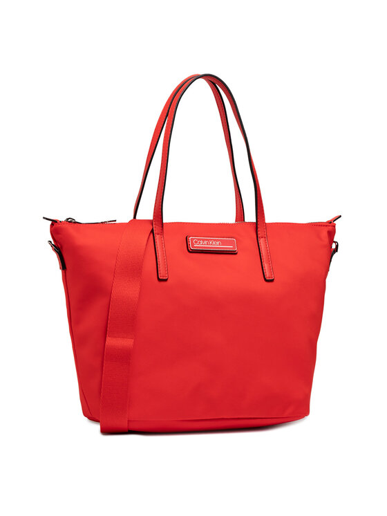 Borsetta Shopper W/Zip Sm K60K607022 Rosso