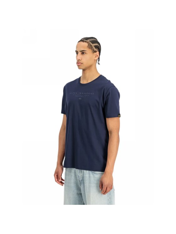 Alpha Industries Alpha Industries T-Shirt AI.266552 Tmavomodrá Regular Fit