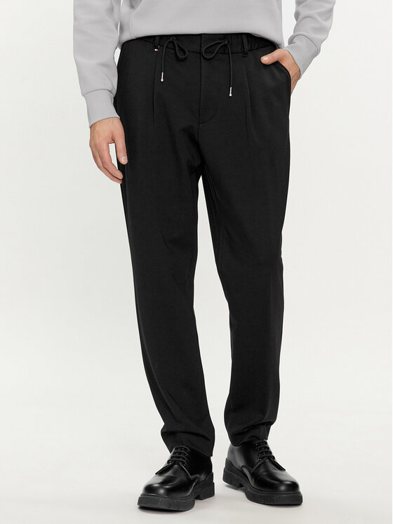 BOSS Boss Hlače C-Perin-J-RDS-233 50509536 Crna Relaxed Fit