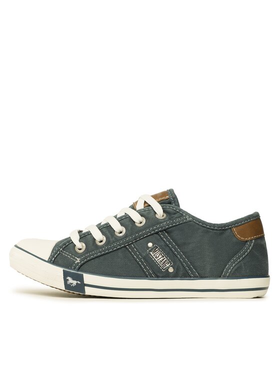 Mustang Mustang Sneakers aus Stoff 1099-310-87 Grün