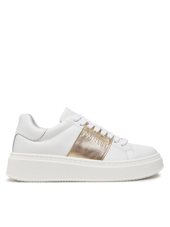 TWINSET Sneakersy 251GCJ012 Biela