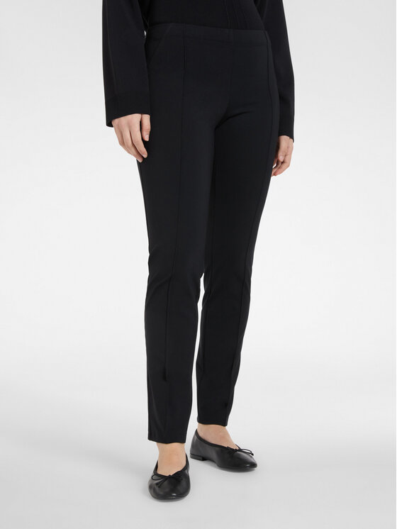 Elena Mirò Elena Mirò Pantaloni di tessuto P022Z200129N033 Nero Skin Fit