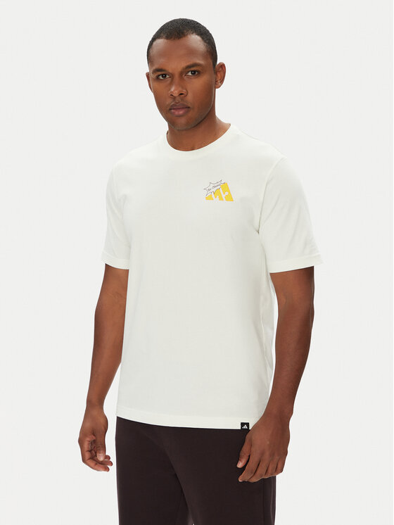 adidas adidas T-shirt Food Grilled Cheese Graphic JM6459 Bijela Regular Fit