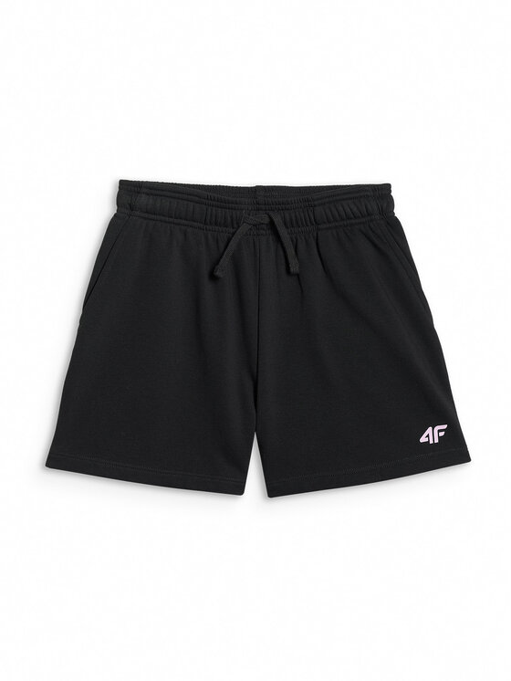 4F 4F Szorty sportowe SUMMERTIME JOY Czarny Regular Fit