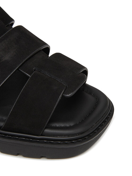 Calvin Klein Jeans Calvin Klein Jeans Σανδάλια Fisherman Hw Sandal Lth YW0YW01962 Μαύρο