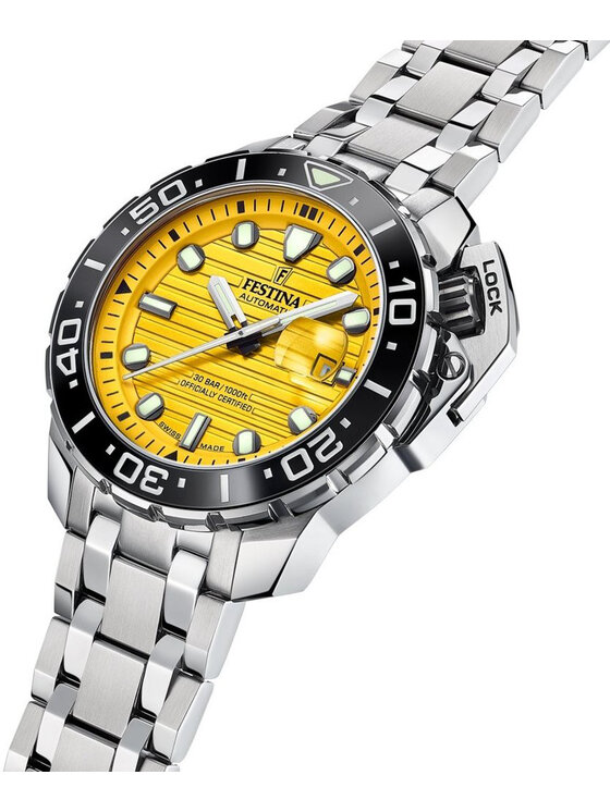 Festina Festina Zegarek F20043-1 Srebrny