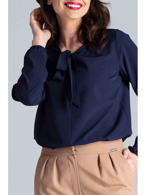 Lenitif Lenitif Blusa L030 Blu Regular Fit