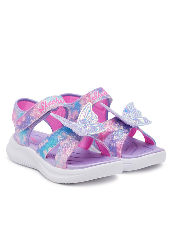 Skechers Skechers Sandały Jumpsters Sandal-Butterfly Brites 303109L/LVMT Fioletowy
