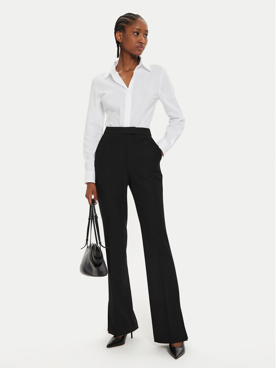 BOSS Boss Риза Bashinah 50499433 Бял Slim Fit