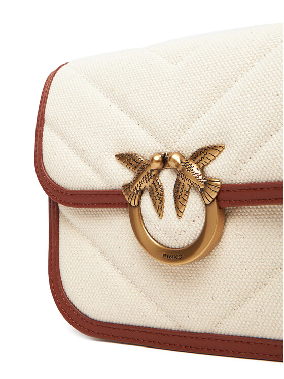 PINKO PINKO Torbica Love Box Bag Fl Mini PE 25 PLTT 104297 A2C7 Bež