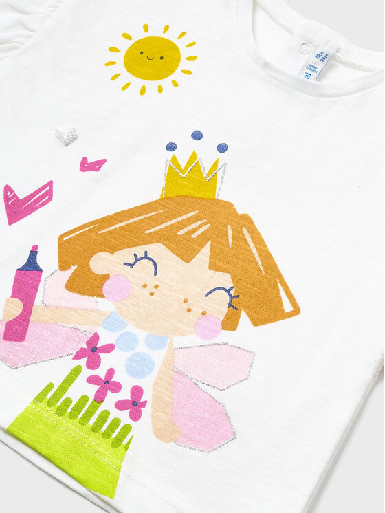 Mayoral Mayoral T-Shirt 1010 Λευκό