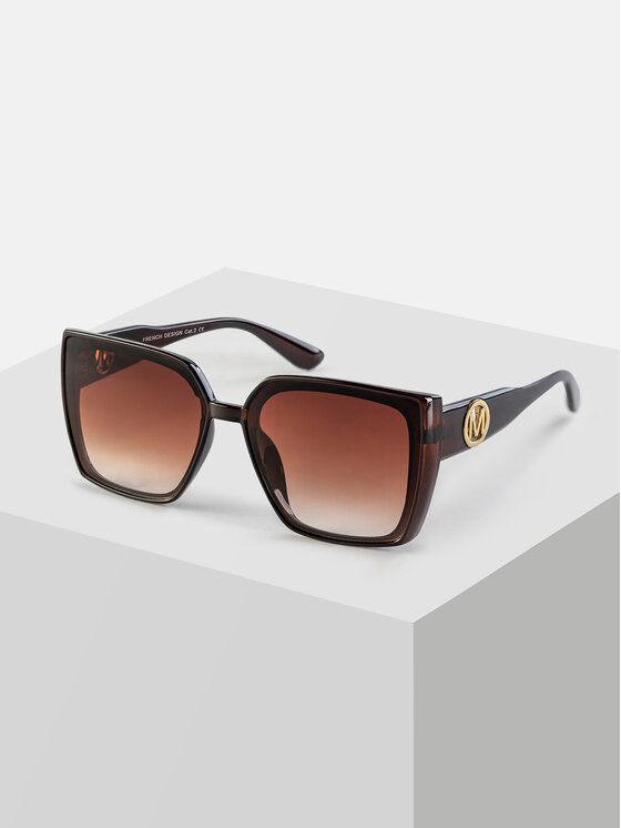 Miss Lou Miss Lou Okulary przeciwsłoneczne ML300-GL1-280M Brązowy