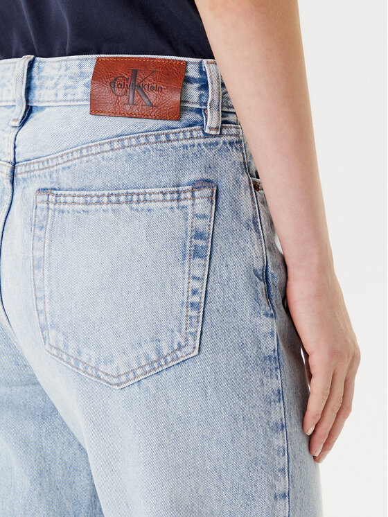 Calvin Klein Jeans Calvin Klein Jeans Farmer Signature 90s LV147C700G Kék Straight Fit