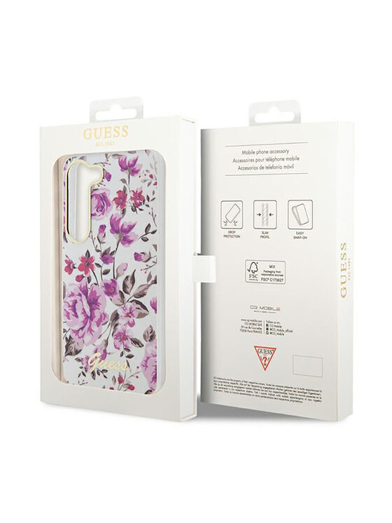 Guess Guess Etui na telefon Flower Kolorowy