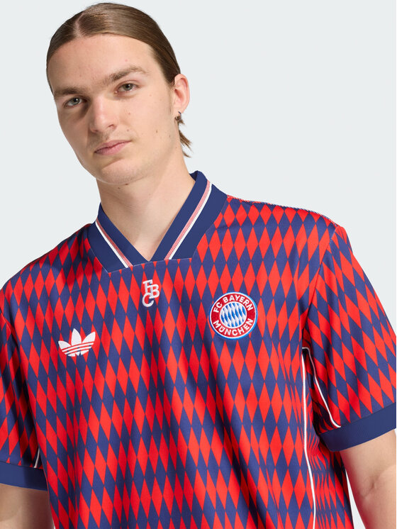 adidas adidas Koszulka techniczna FC Bayern Czerwony Loose Fit