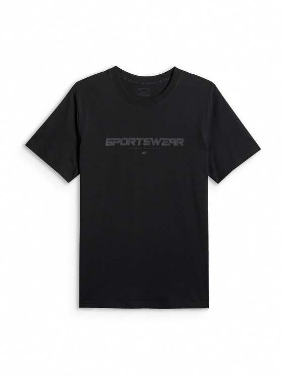 4F 4F T-Shirt BRAND CODE Czarny Regular Fit
