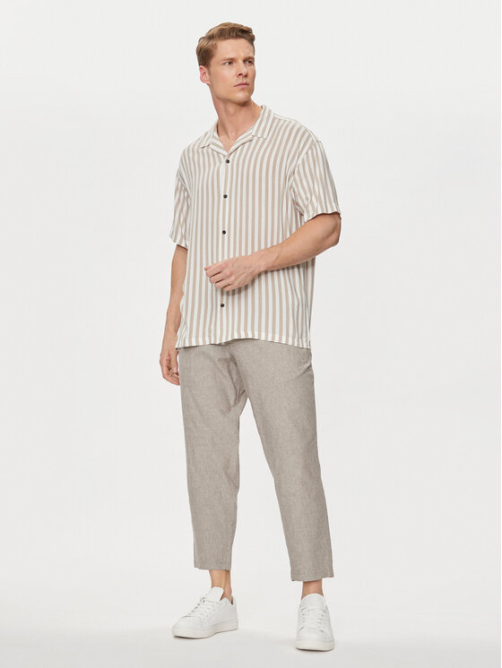 Jack&Jones Jack&Jones Spodnie materiałowe Bill 12248993 Szary Regular Fit