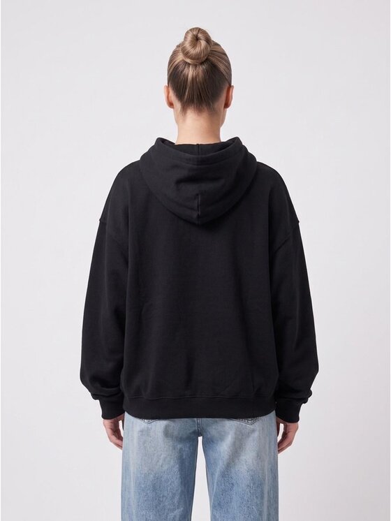 Urban City Urban City Bluza Szeroka luźna klasyczna 133333 Czarny Oversize
